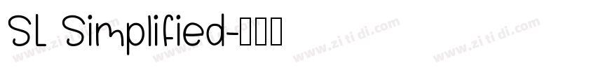 SL Simplified字体转换